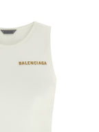 Balenciaga Logo Embroidery Tank Top