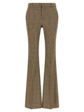 Saint Laurent Prince Of Wales Houndstooth Trousers