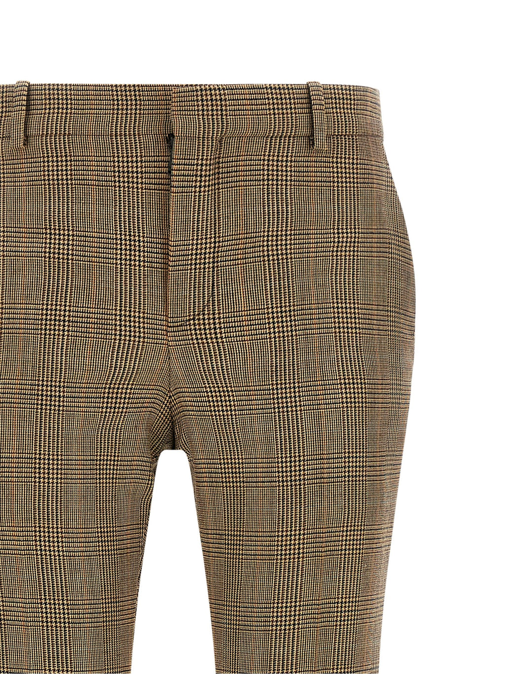 Saint Laurent Prince Of Wales Houndstooth Trousers