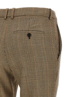 Saint Laurent Prince Of Wales Houndstooth Trousers