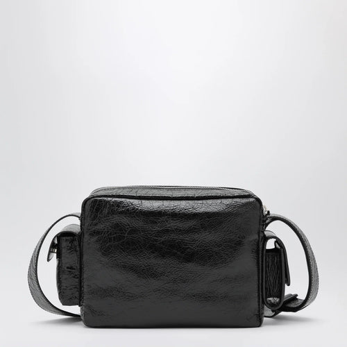 Balenciaga Superbusy camera bag in black Arena lambskin