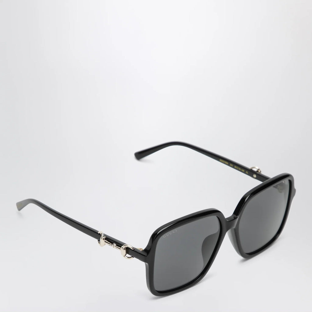 GUCCI Black butterfly sunglasses with Horsebit detail