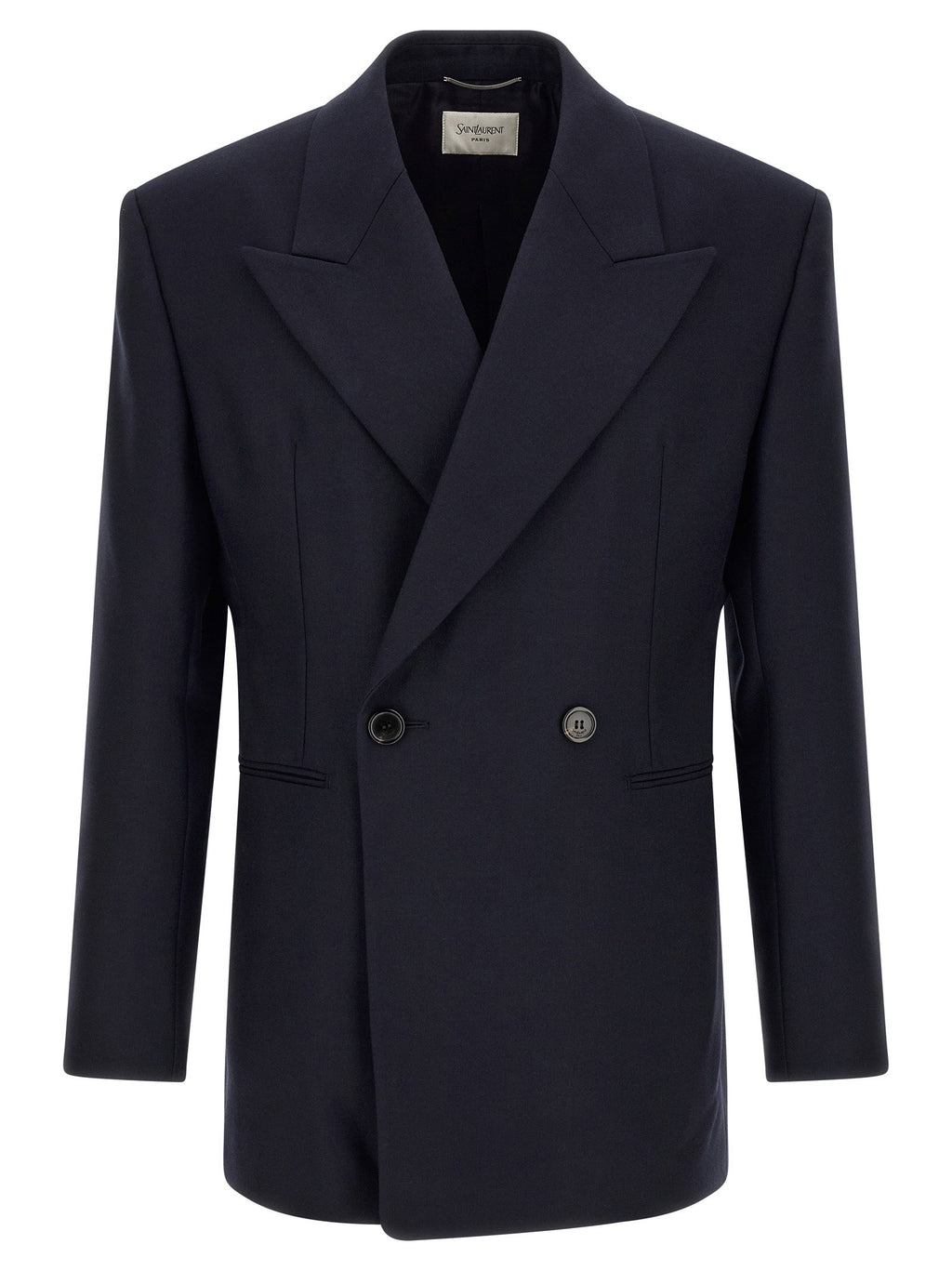 Saint Laurent Felted Wool Gabardine Blazer Jacket