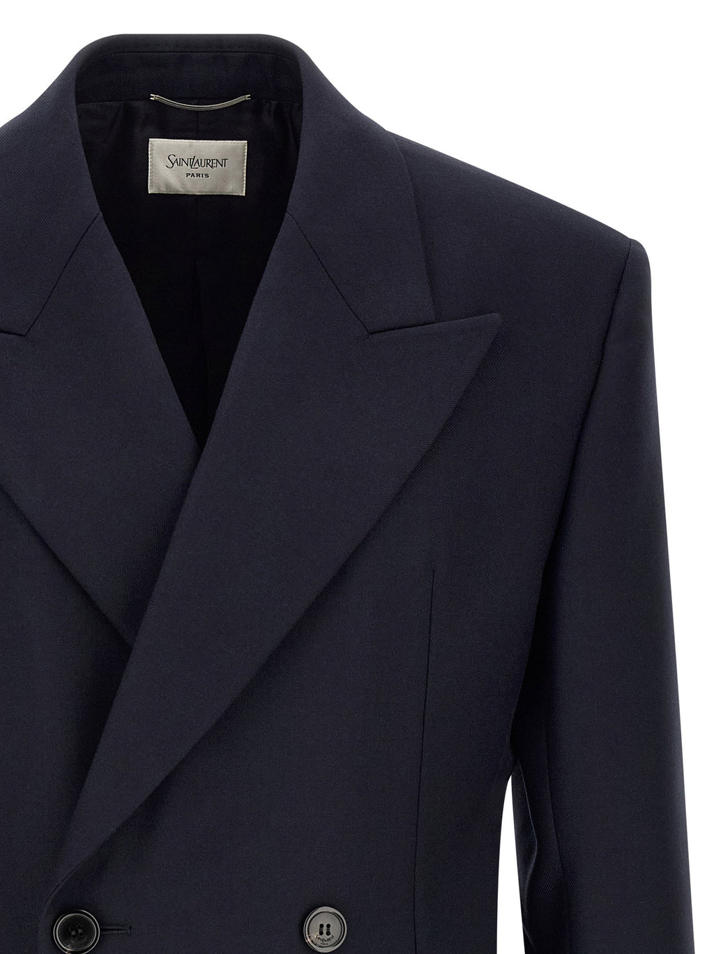 Saint Laurent Felted Wool Gabardine Blazer Jacket