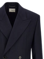 Saint Laurent Felted Wool Gabardine Blazer Jacket
