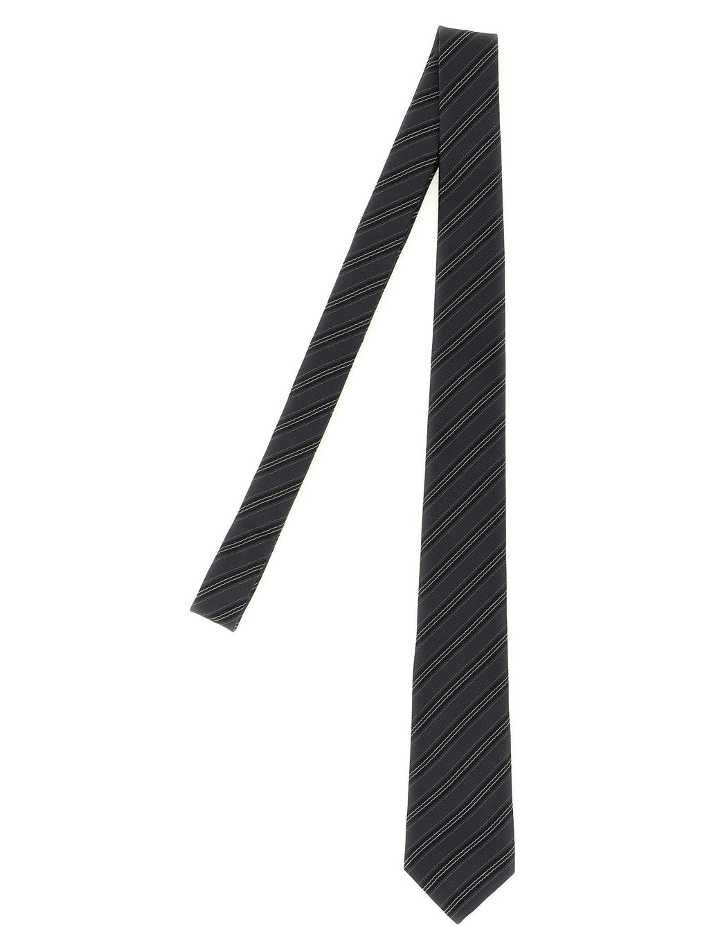 Saint Laurent Striped Tie