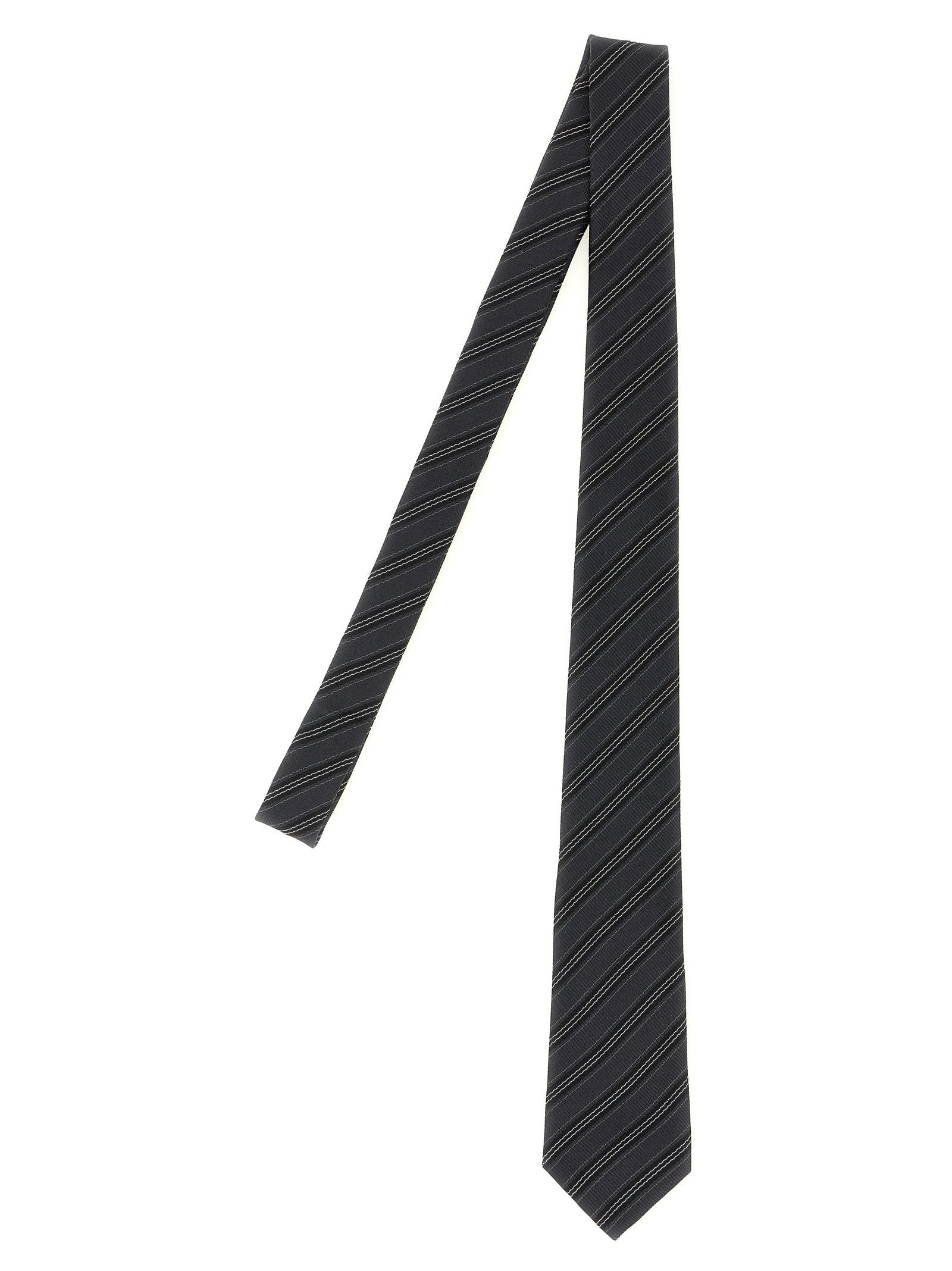 Saint Laurent Striped Tie