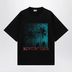 Balenciaga Holiday graphic print cotton T-shirt in black