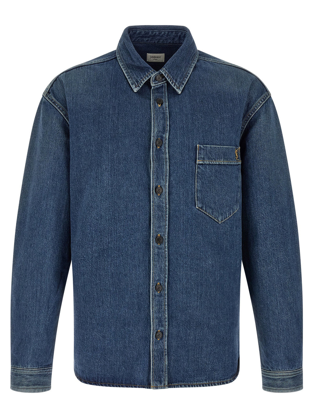 Saint Laurent Cassandre Denim Shirt