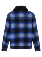 Balenciaga Flannel Bomber Jacket
