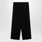 Balenciaga Wide-leg tailored trousers in black twill