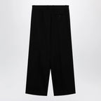 Balenciaga Wide-leg tailored trousers in black twill
