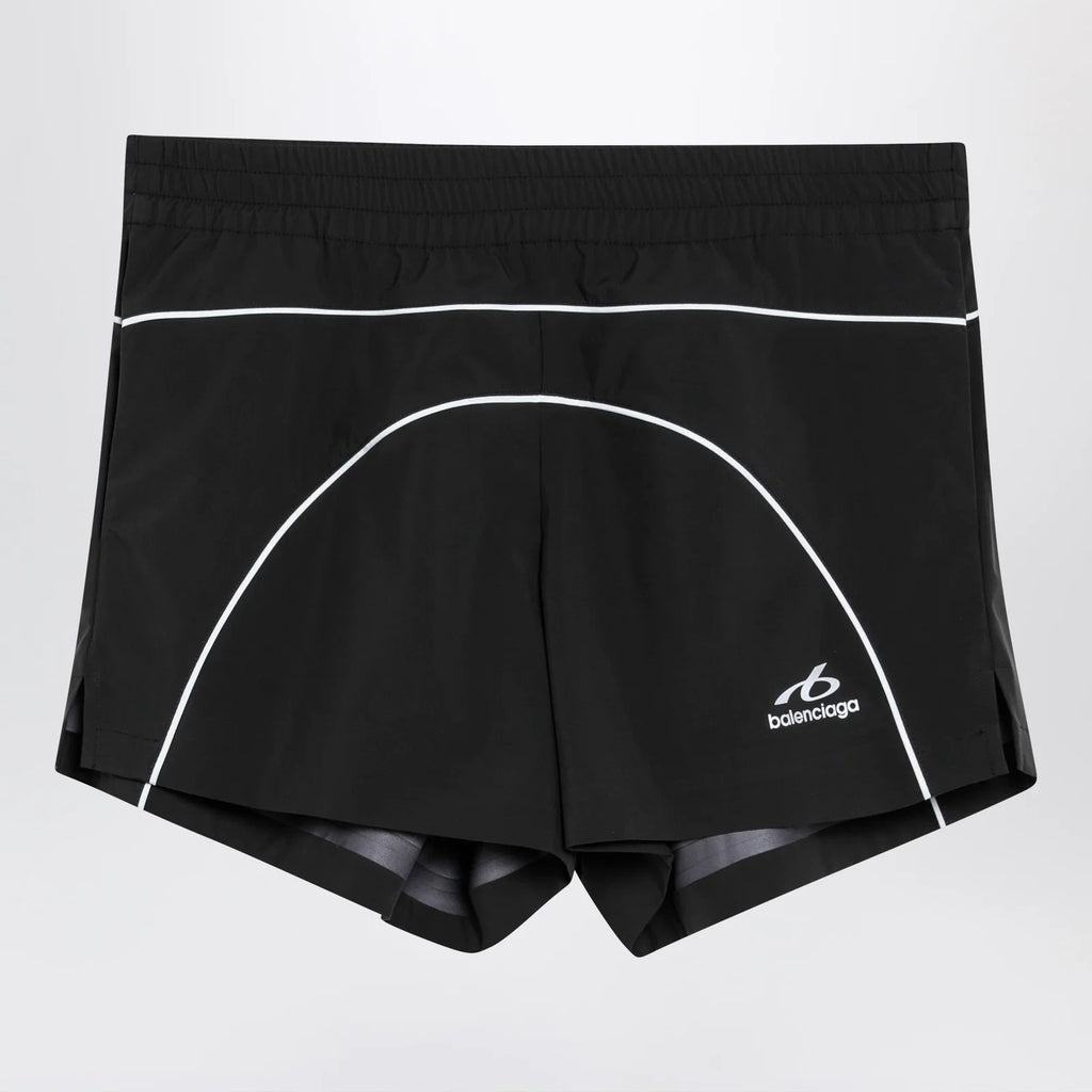 Balenciaga Techwear shorts in black technical fabric