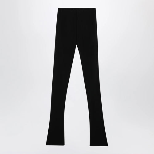 GUCCI Black trousers in viscose crêpe jersey