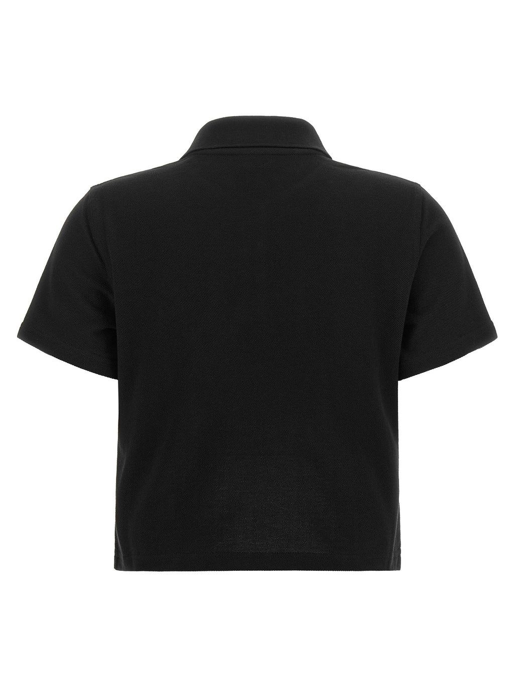 Saint Laurent Cassandre Crop Polo Shirt