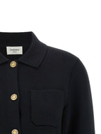 Saint Laurent Cassandre Medallion Cardigan