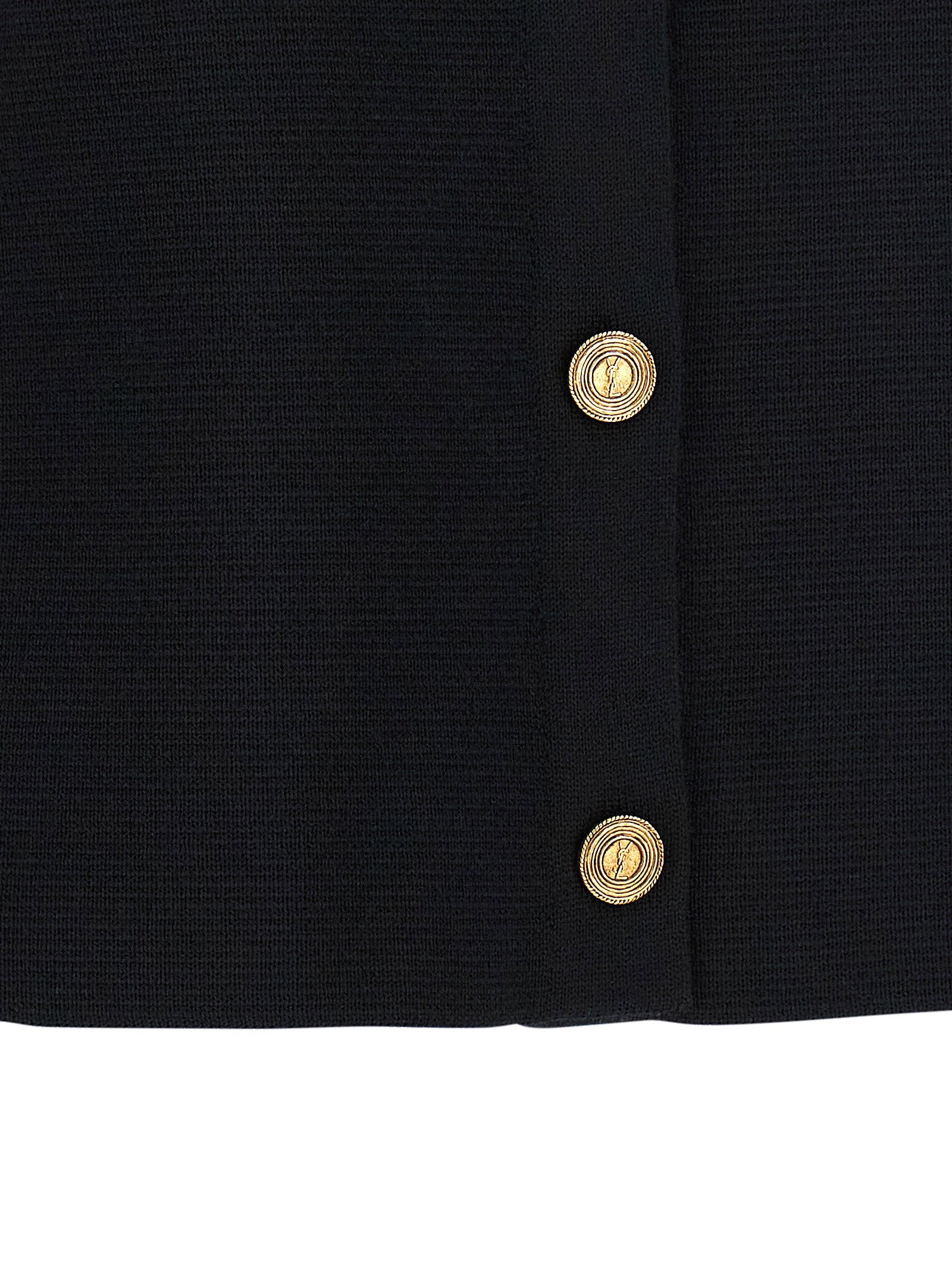Saint Laurent Cassandre Medallion Cardigan
