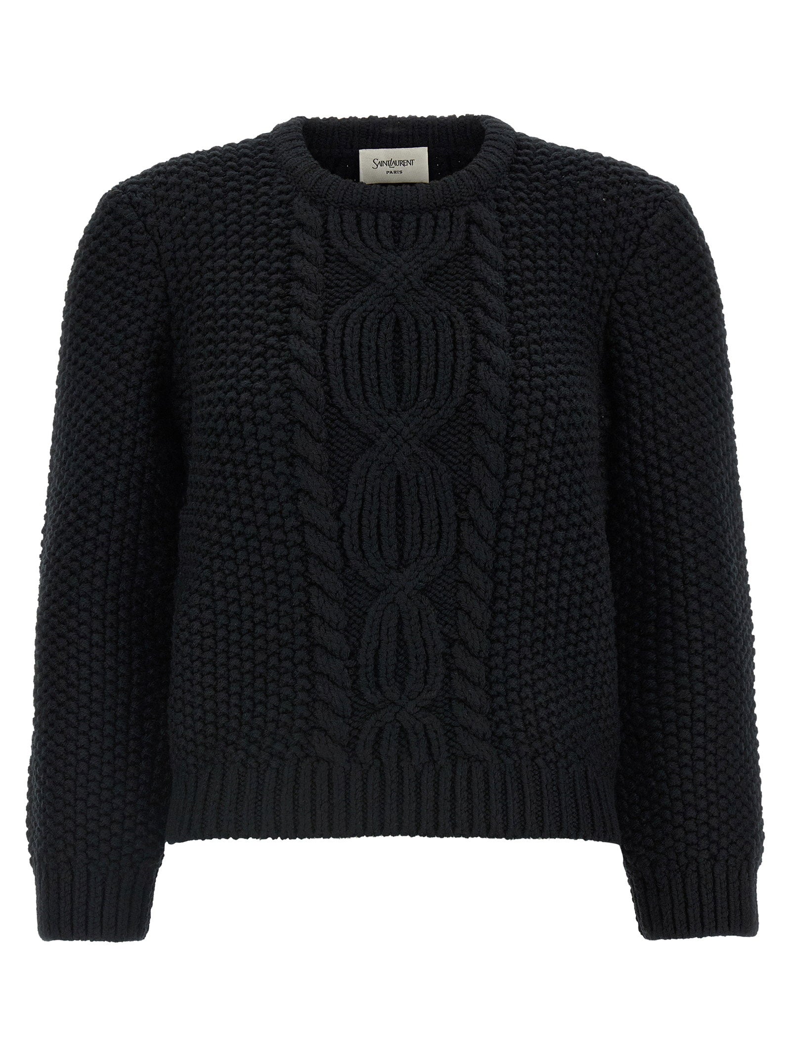 Saint Laurent Wool Sweater With Processing