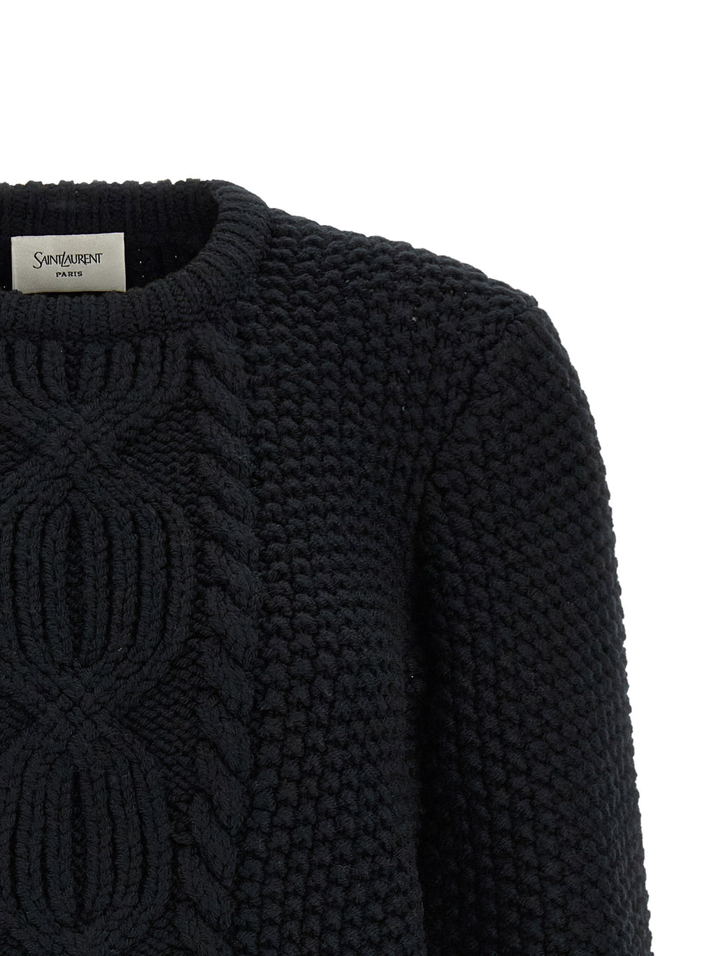 Saint Laurent Wool Sweater With Processing