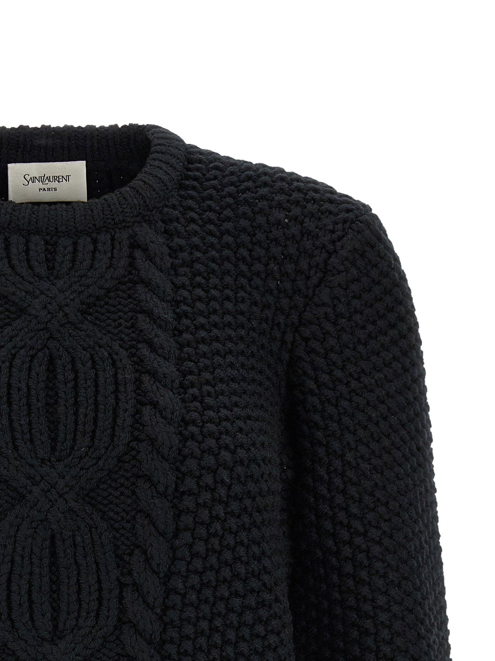 Saint Laurent Wool Sweater With Processing