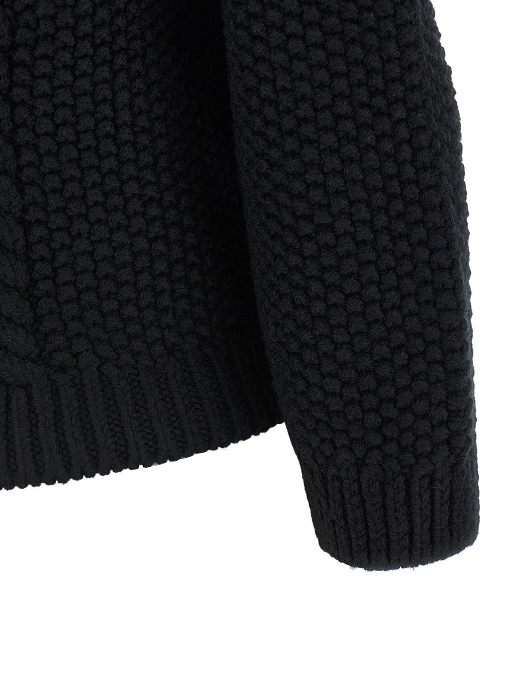 Saint Laurent Wool Sweater With Processing