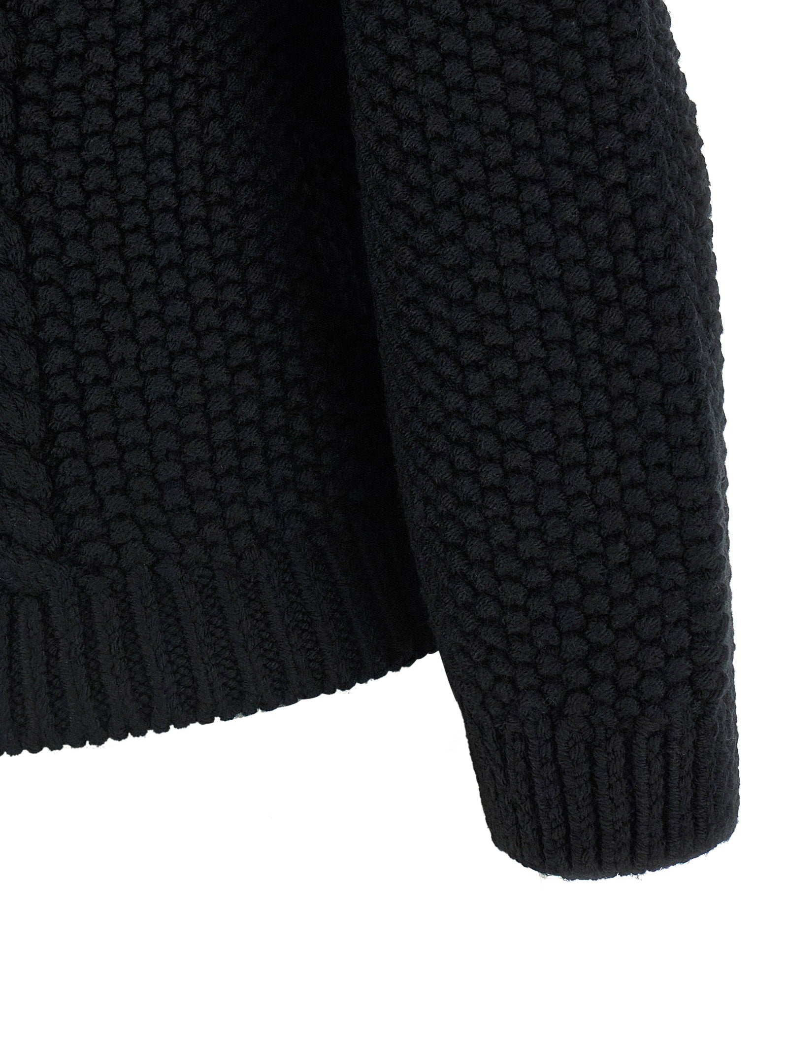Saint Laurent Wool Sweater With Processing