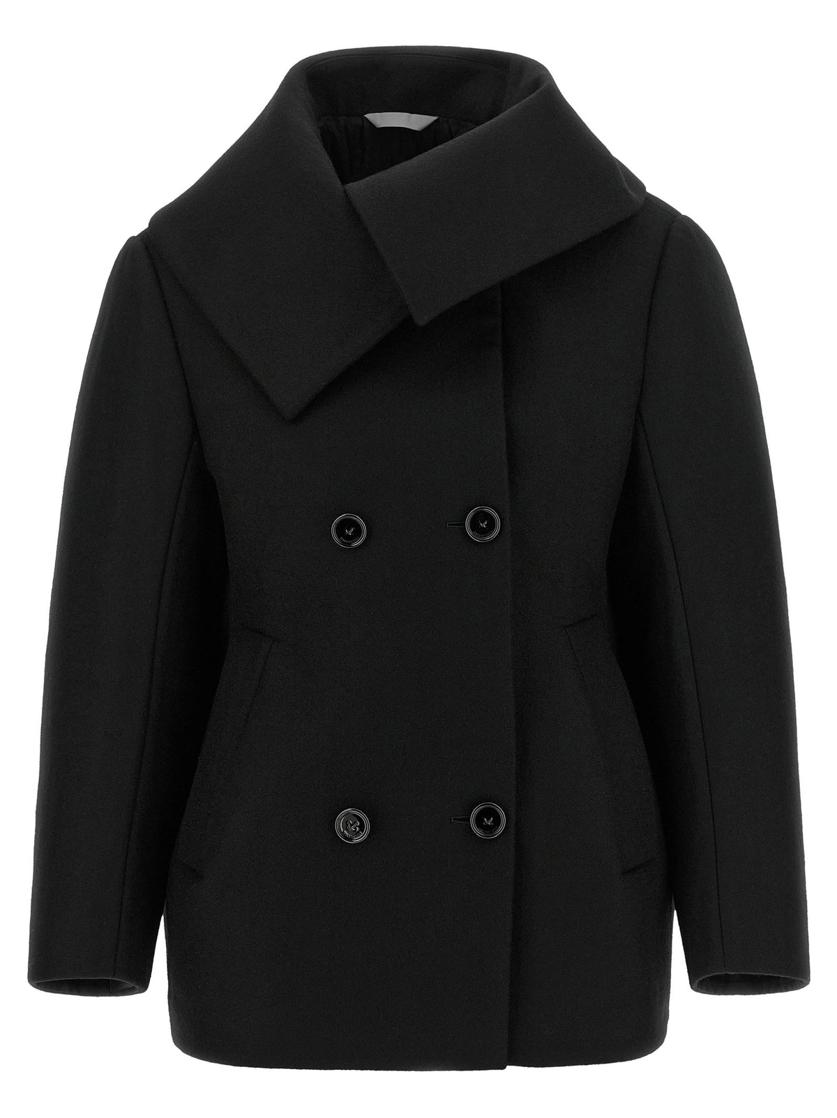 Balenciaga Asymmetrical Neck Caban