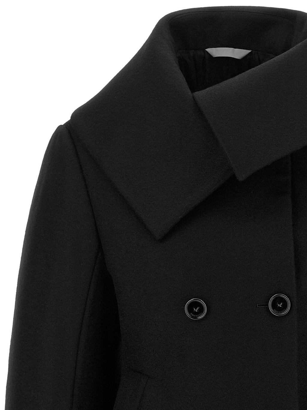 Balenciaga Asymmetrical Neck Caban