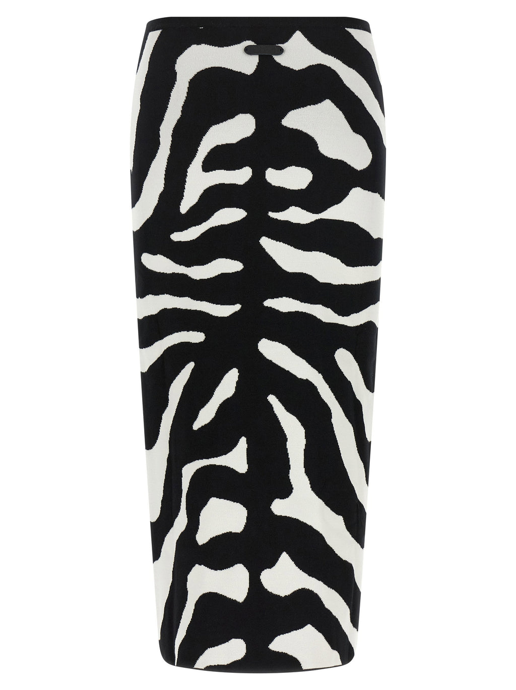 Moschino Zebra Intarsia Skirt