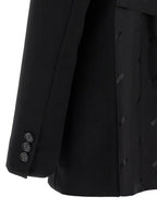 بليزر Moschino بصدر واحد وحزام نصف ظهر