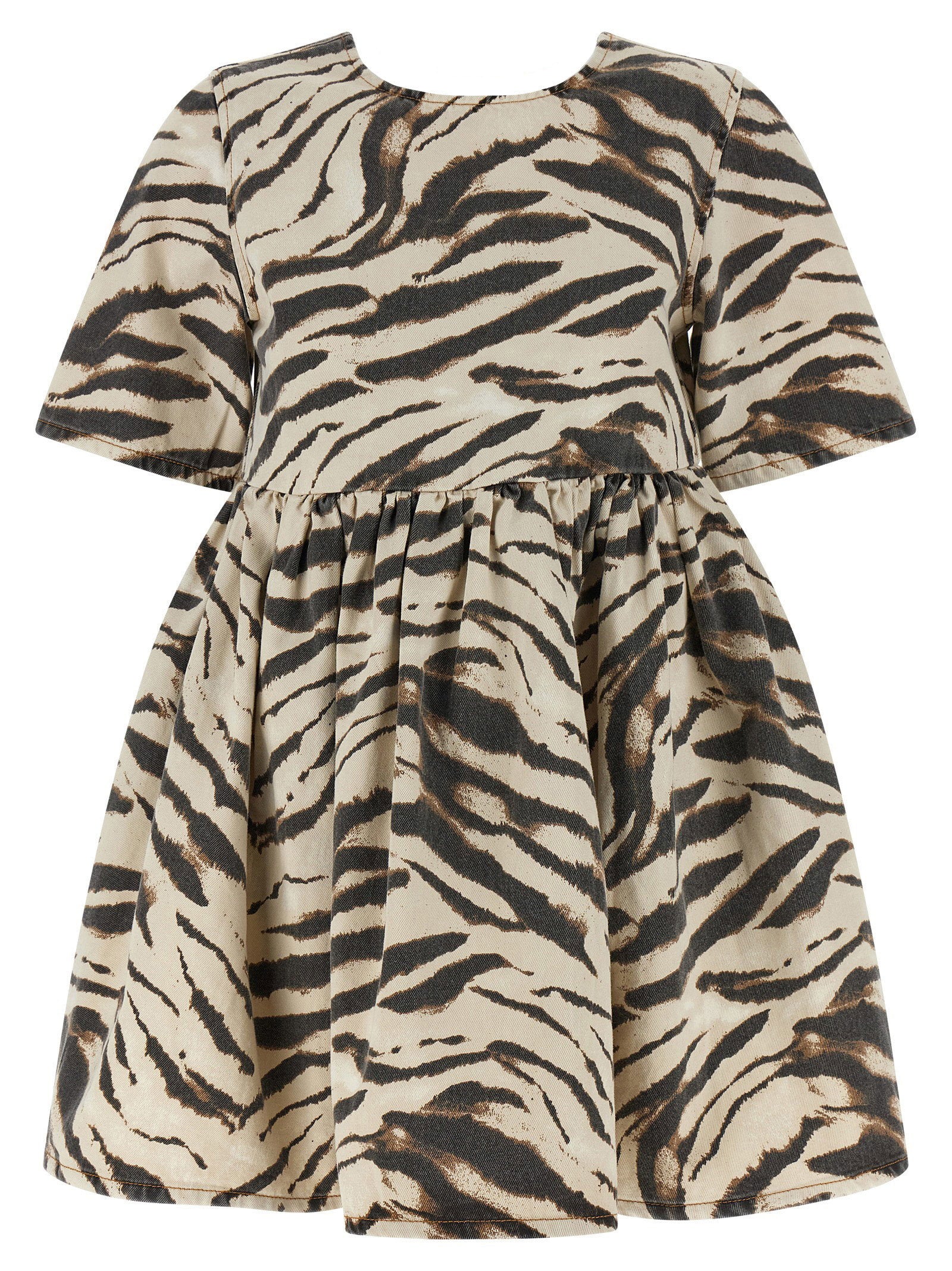 Ganni Zebra Denim Dress