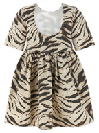 Ganni Zebra Denim Dress