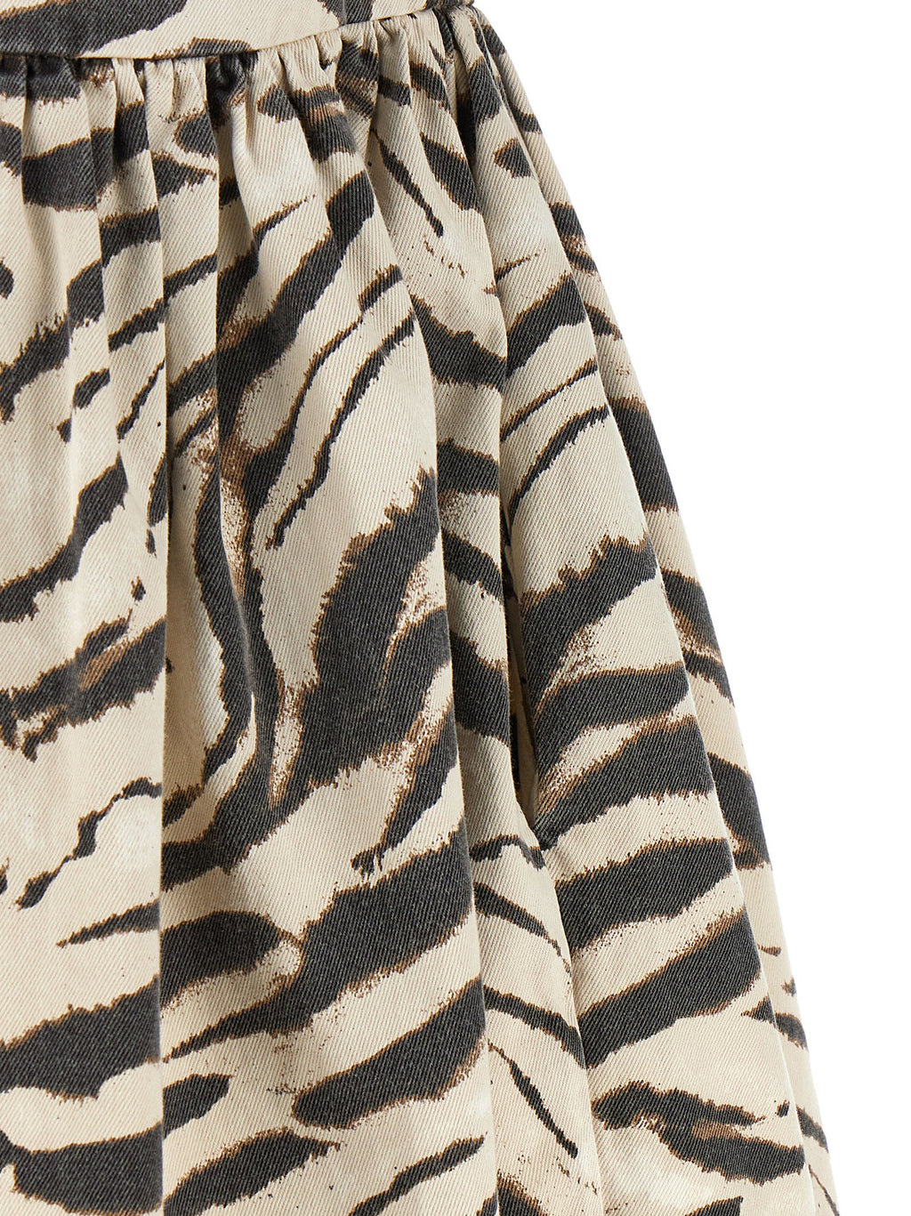 Ganni Zebra Denim Dress