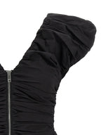 Ganni Black Ruched Top