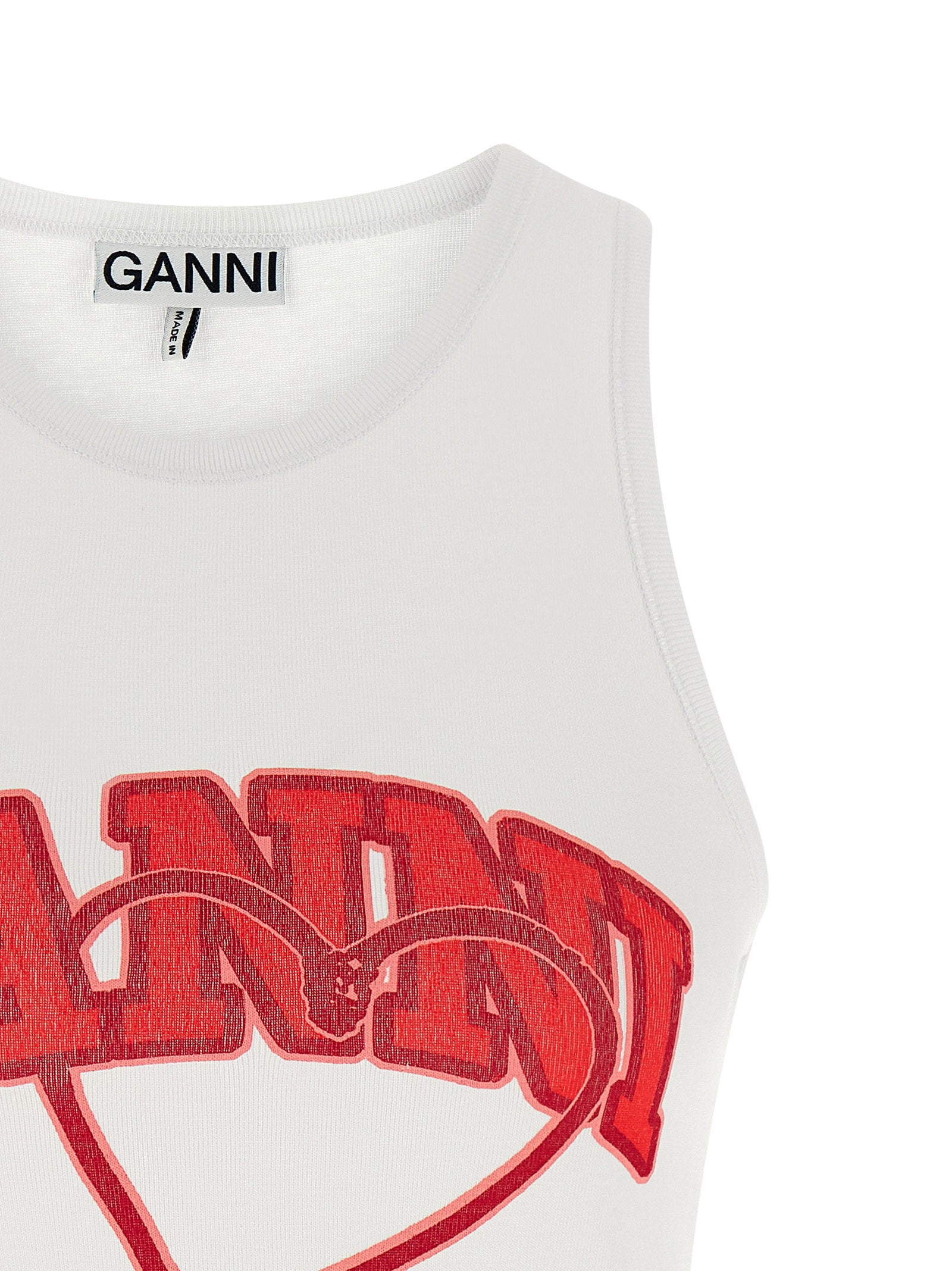Ganni Cherry Tank Top