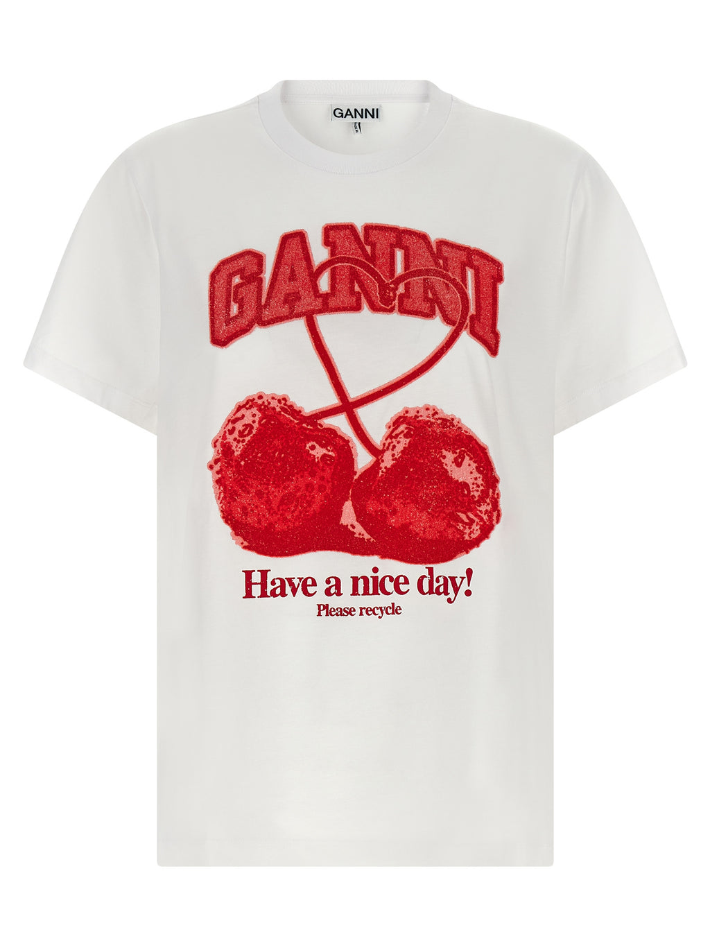 Ganni Cherry T-shirt