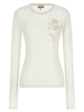 Ganni Pointelle Cotton Sweater