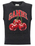 صديري Ganni Cherry
