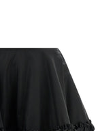 Ganni Duchesse Nylon Mini Frill Skirt