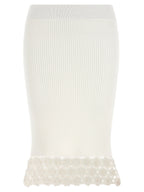 Ganni Cotton Crochet Skirt