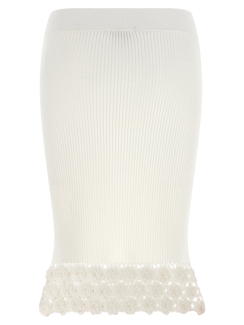 Ganni Cotton Crochet Skirt