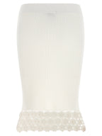 Ganni Cotton Crochet Skirt