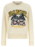 Ganni Sweater With Intarsia