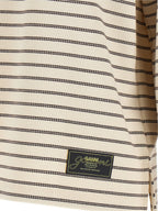Ganni Striped Cotton Polo Shirt
