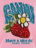 Ganni Strawberry Vest