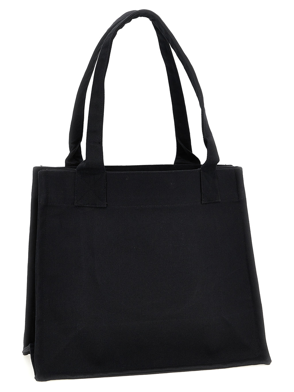 حقيبة تسوق Ganni Large Easy Shopper بشعار متباين