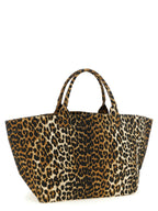 Ganni Leopard Xxl Shopping Bag