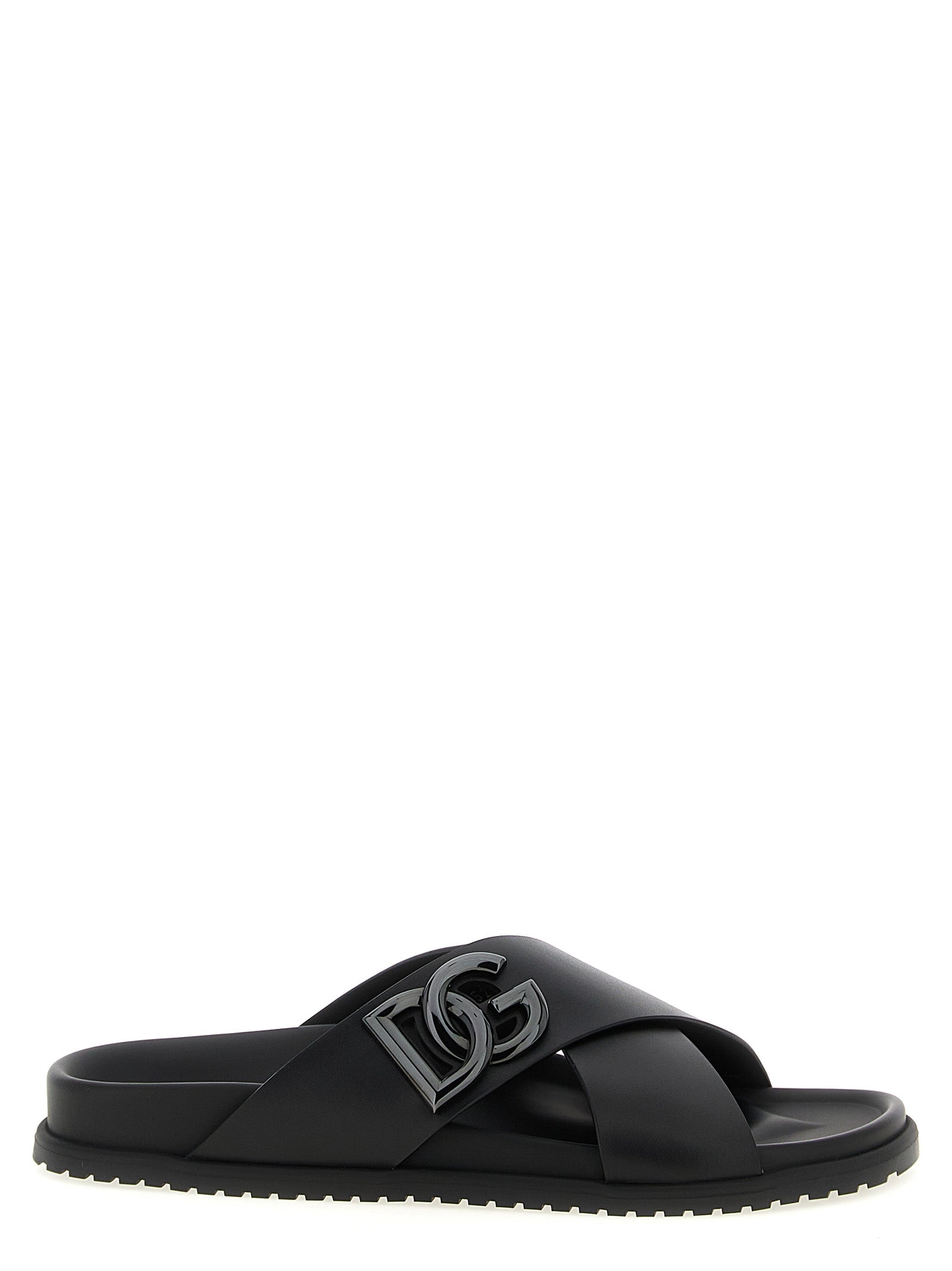 Dolce & Gabbana Leather Slides