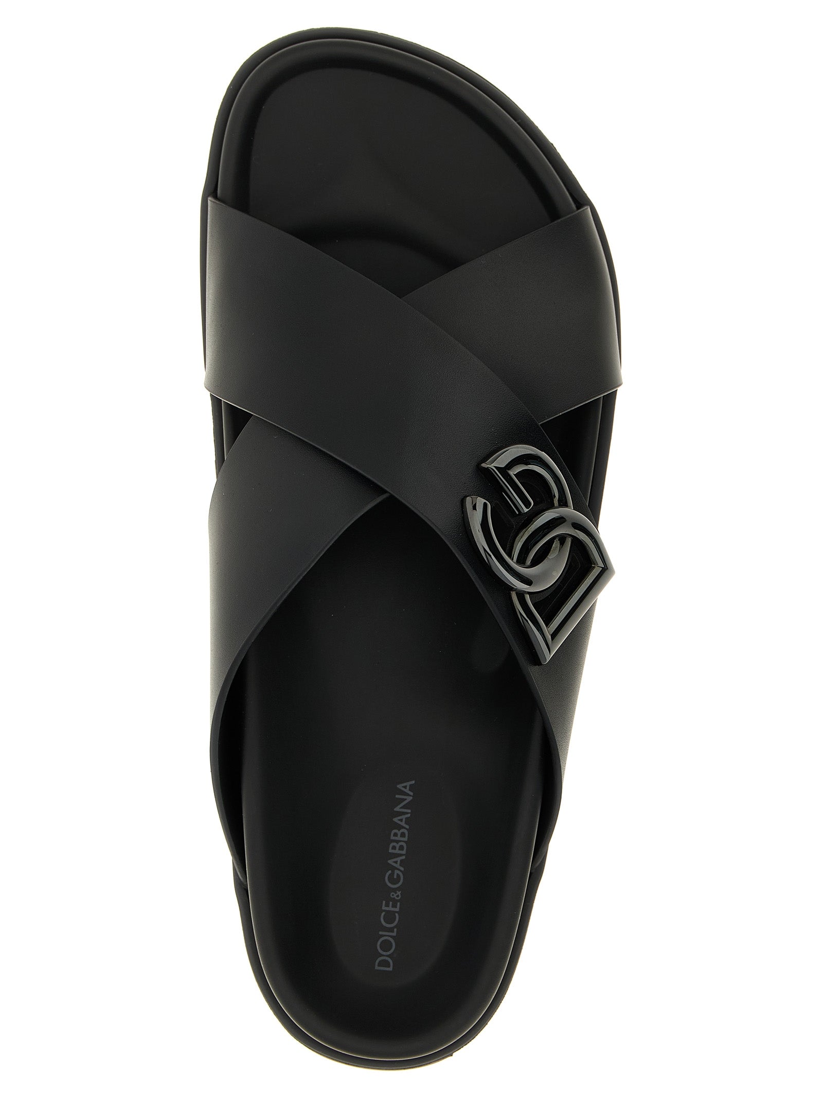Dolce & Gabbana Leather Slides