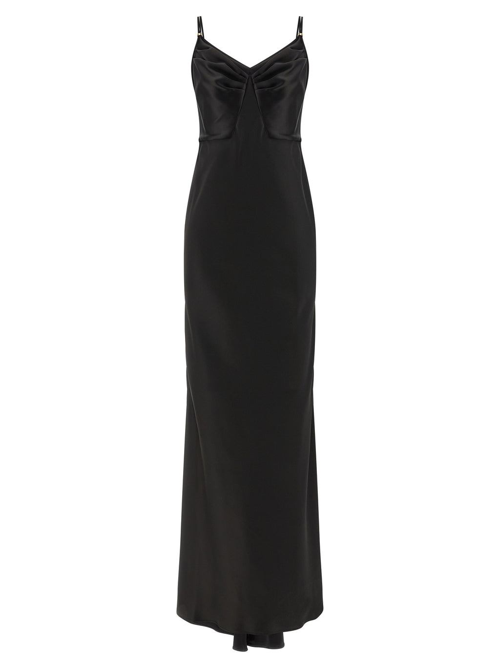Elisabetta Franchi Red Carpet Satin Dress